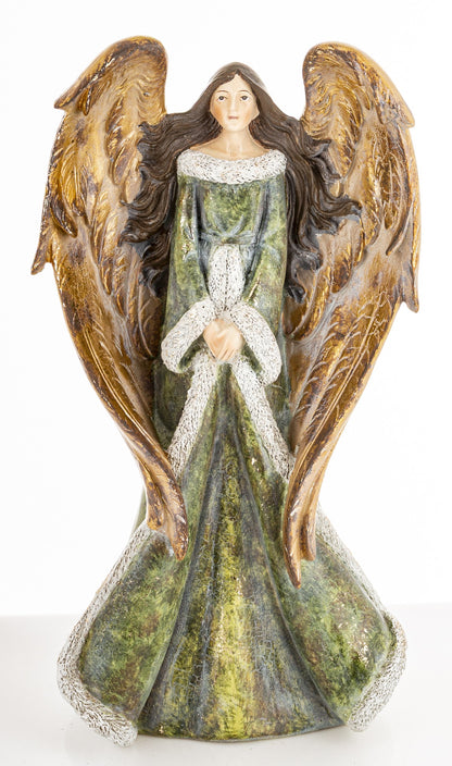 Figurka świąteczna anioł tworzywo sztuczne 31,5x16,5x12,5 cm