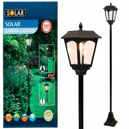 Lampa Solarna wysoka latarnia uliczna 1,76 wysoka