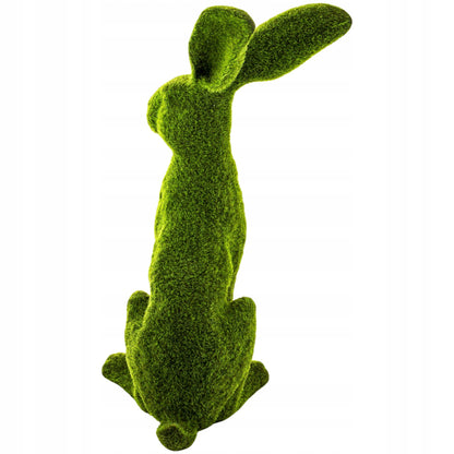 Królik Wielkanocny Figurka Dekoracja Wielkanocna Zielony 41 cm