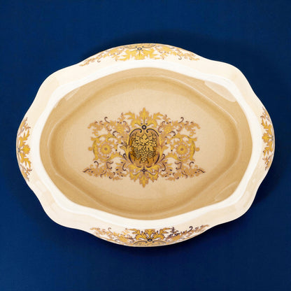 Szkatułka na biżuterię postarzany dekoracja ceramiczny retro złoty pojemnik