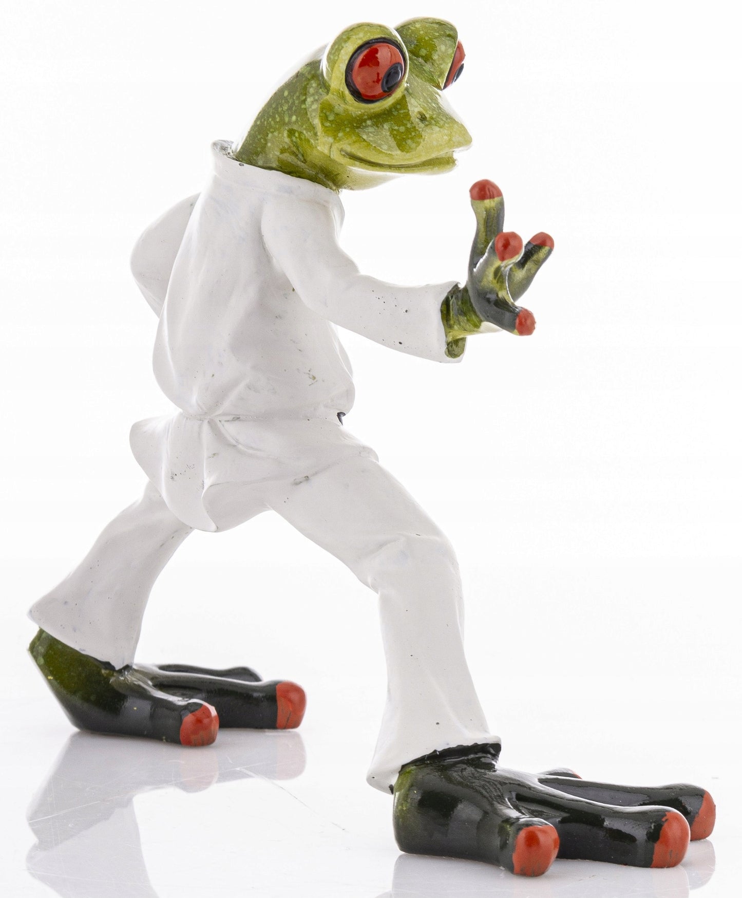 Figurka żaba karate figura karateki dekoracja prezent sztuki walki