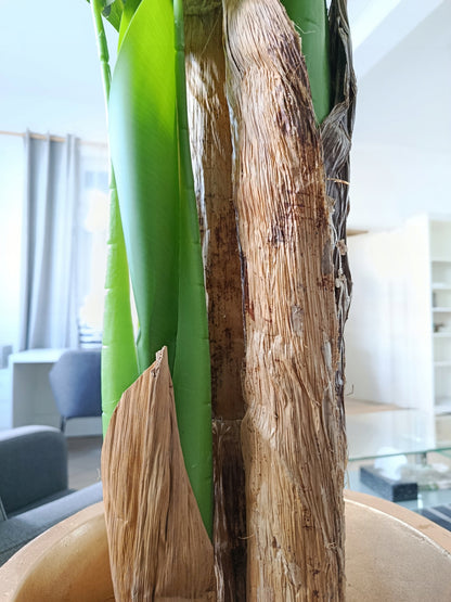 Roślina Bananowiec sztuczny krzew drzewko sztuczne 125 cm banan