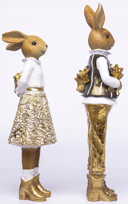 Figurka wielkanocna zając 28 cm
