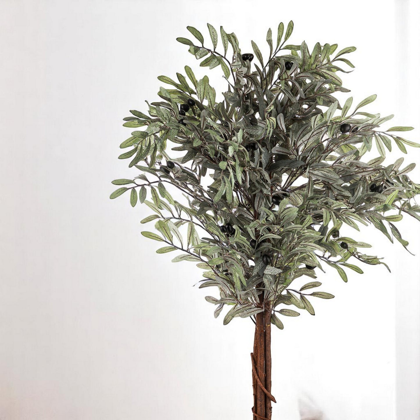Oliwka dekoracyjne wysokie drzewko oliwne krzew roślina dekoracyjna 125 cm