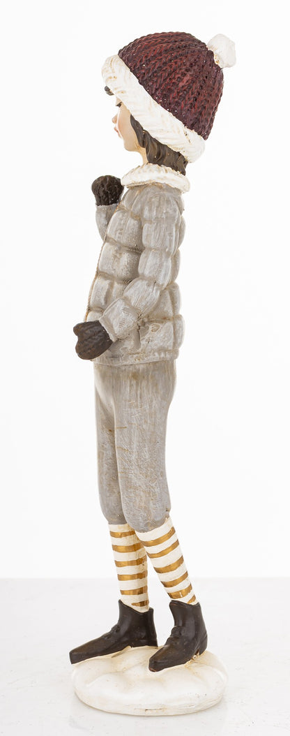 Figurka świąteczna tworzywo sztuczne 18x4,5x4,5 cm Kelly
