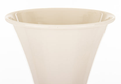 Wazon metalowy biały-czarny-złoty 61x18,5x18,5