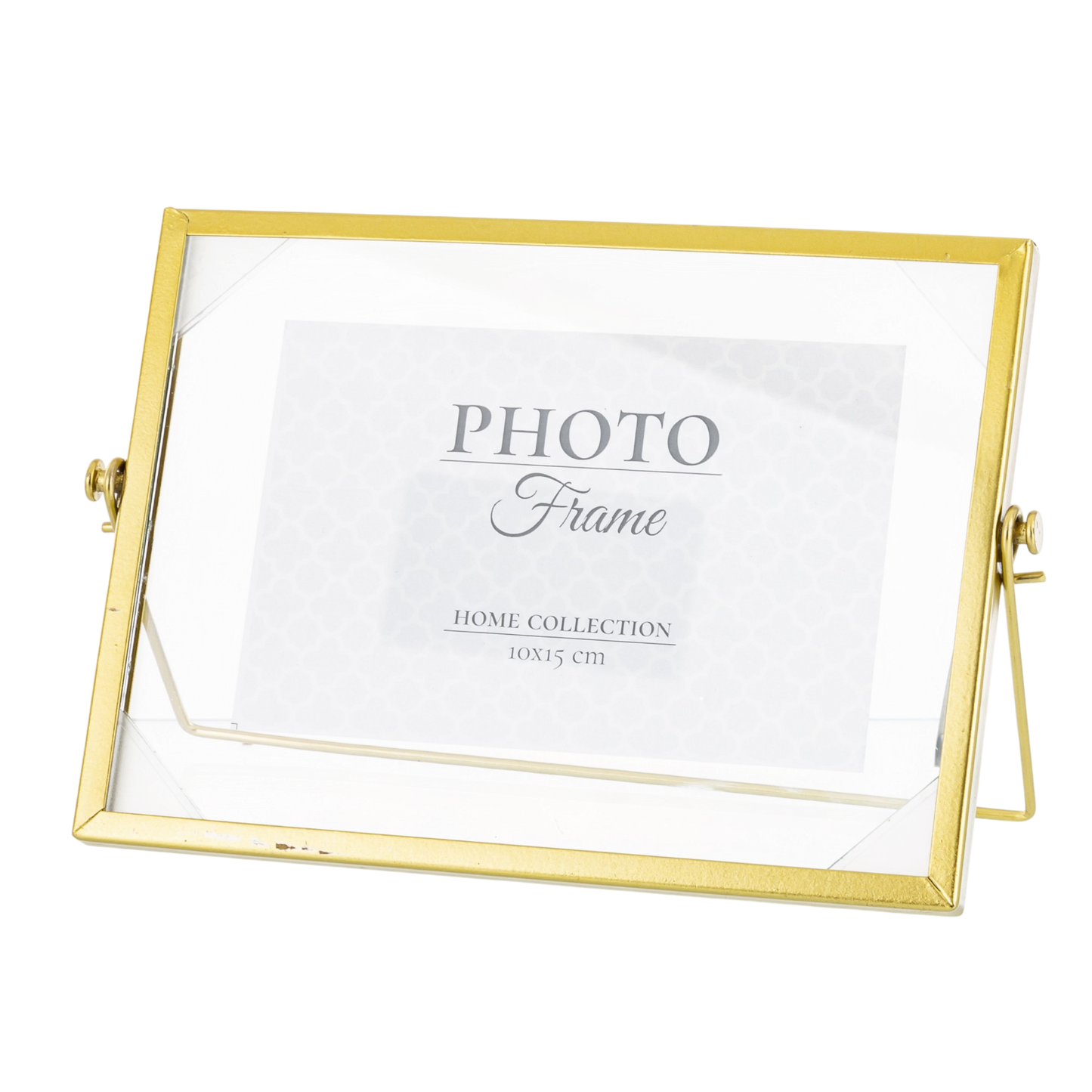 RAMKA ZŁOTA NA ZDJĘCIE 10x15cm METALOWA GLAMOUR float pływająca stawiana