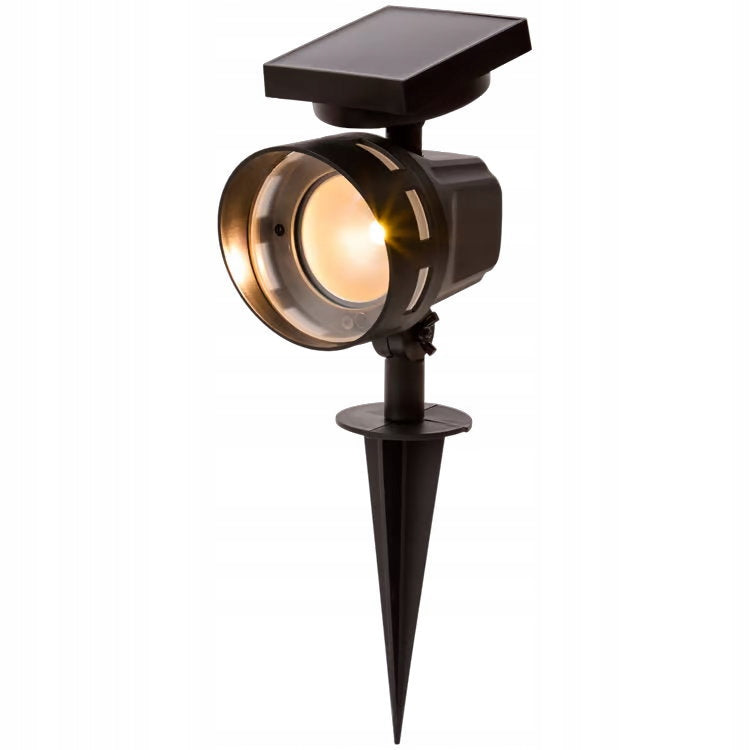 Lampa solarna wbijana spot czarna podświetlajaca 32,5 cm 1 szt.