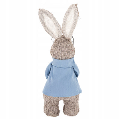 Figurka Królik Wielkanocny 35 cm Dekoracja Świąteczna Zając z Okularami