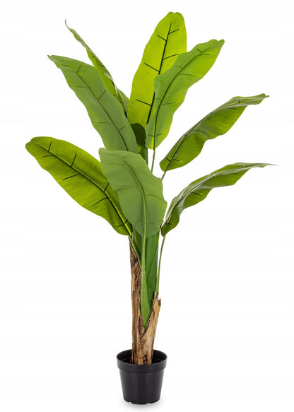 Roślina Bananowiec sztuczny krzew drzewko sztuczne 125 cm banan