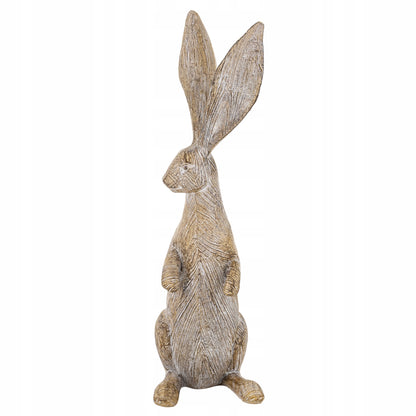 Królik Zając Zajączek boho figurka wielkanocna naturalna dekoracja domu