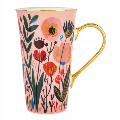 Porcelanowy Duży ozdobny kubek XXL w pudełku na prezent 700ml