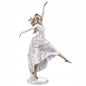 Figurka baletnica kobieta w białej sukni elegancka ozdoba dekoracja 47cm