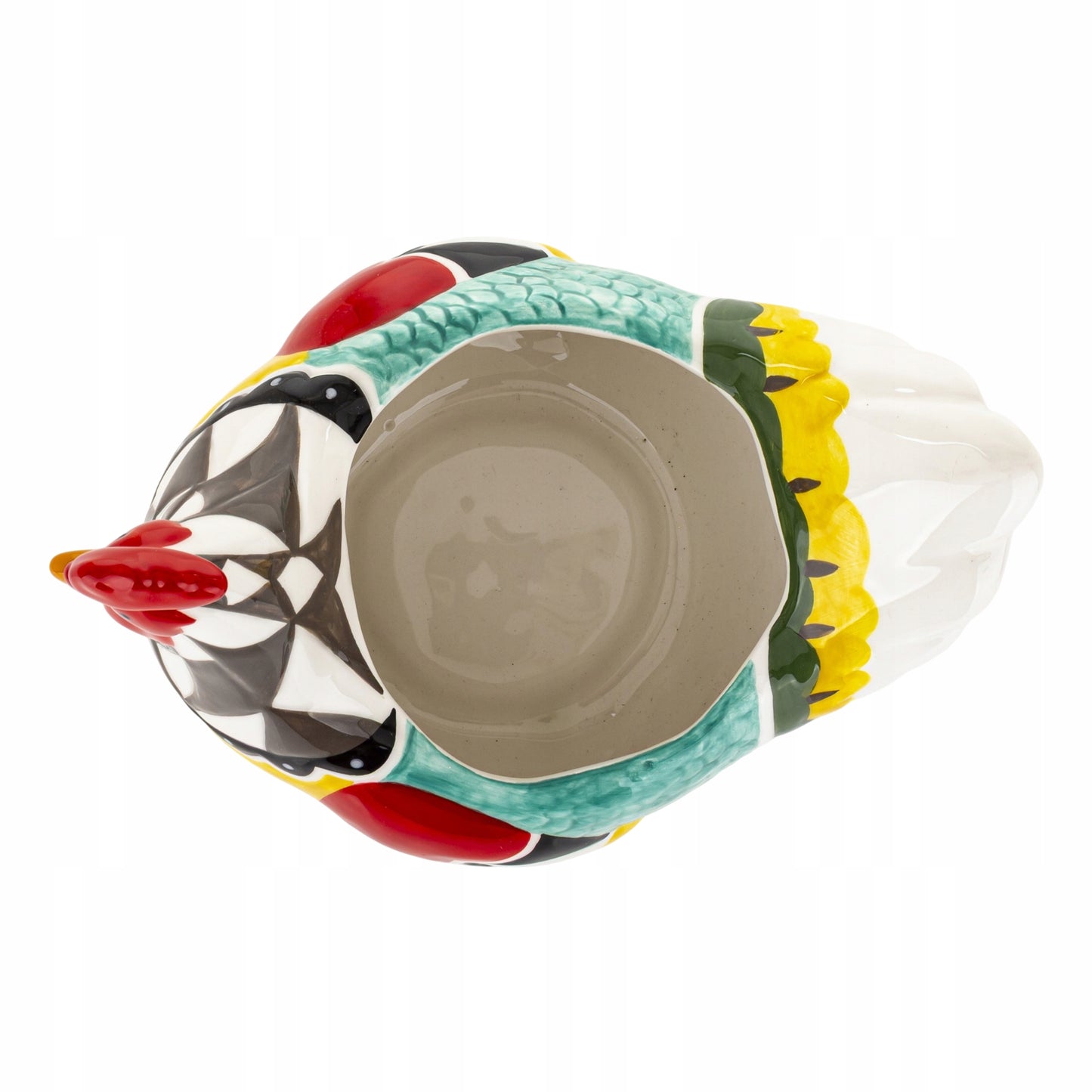 Ceramiczna Kura - Pojemnik Wielkanocny Figurka Osłonka Dekoracja Wiosenna