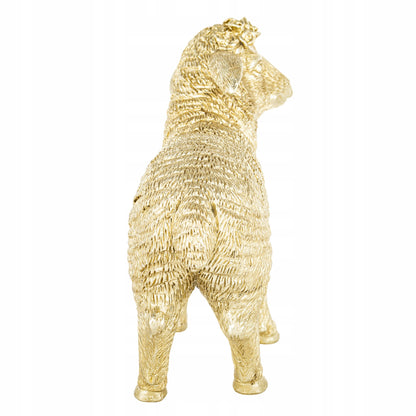 Owca figurka dekoracja złota Dekoracja Wielkanocna Glamour owieczka 17cm