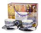 Kpl. 2 Filiżanki 2 Talerzyki 2 Łyżeczki porcelana wielokolorowy
