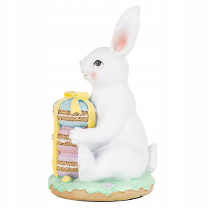 Figurka Królik Wielkanocny 28 cm dekoracja świąteczna ozdoba wielkanocna
