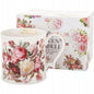 Kubek porcelanowy w kwiaty Queen Isabell porcelana w pudełku 360 ml