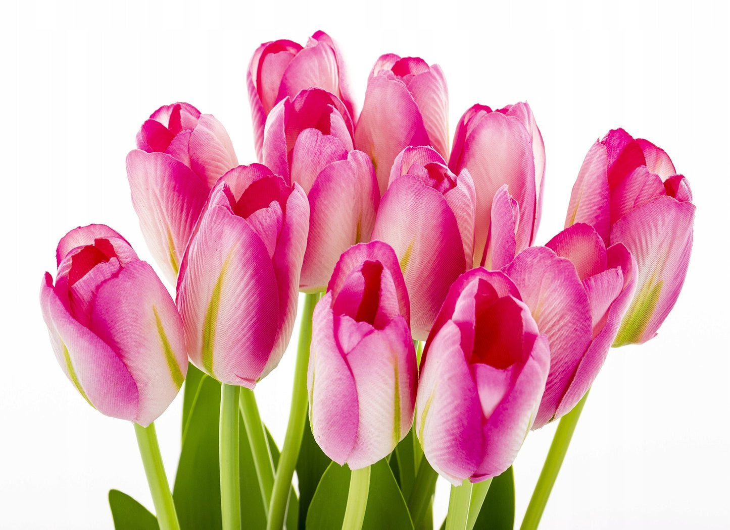 Bukiet Sztucznych Tulipanów tulipan różowy 38cm wiosenne kwiaty wielkanoc