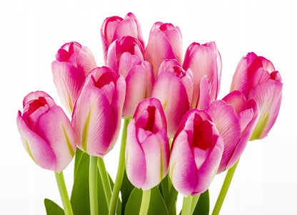 Bukiet Sztucznych Tulipanów tulipan różowy 38cm wiosenne kwiaty wielkanoc