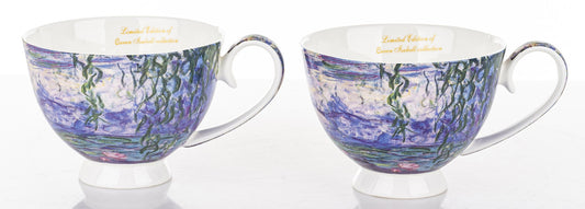 Produkt dekoracyjny Kpl. 2 Filiżanki 2 Spodki porcelana wielokolorowy