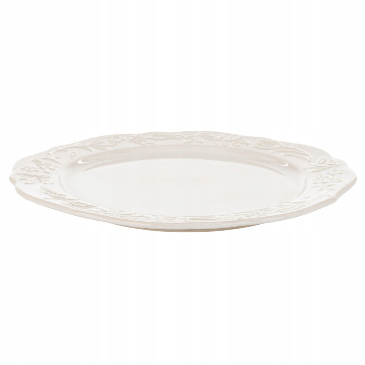 Talerz obiadowy duży płytki porcelanowy 28cm Sarmatia