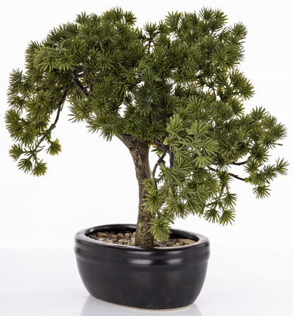 Sztuczne drzewko Bonsai w doniczce 31x30x24 naturalne wysoka jakość