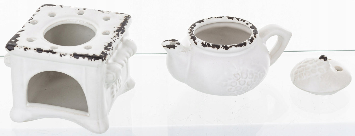 kominek zapachowy czajnik ceramiczny dekoracja