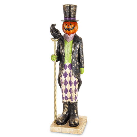 Figurka dynia Halloween dekoracyjna wielokolorowy 84x21x21