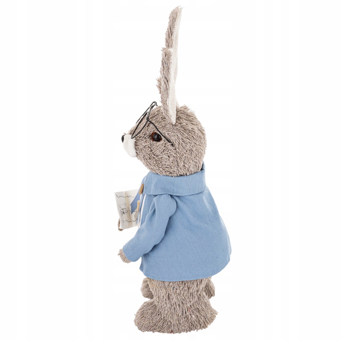 Figurka Królik Wielkanocny 35 cm Dekoracja Świąteczna Zając z Okularami