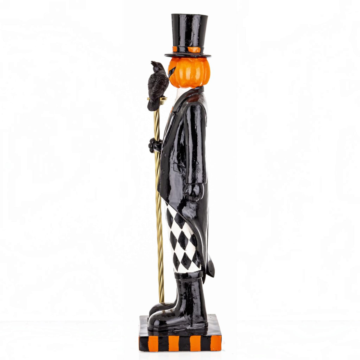 Figurka dynia Halloween dekoracyjna wielokolorowy 84x20x21