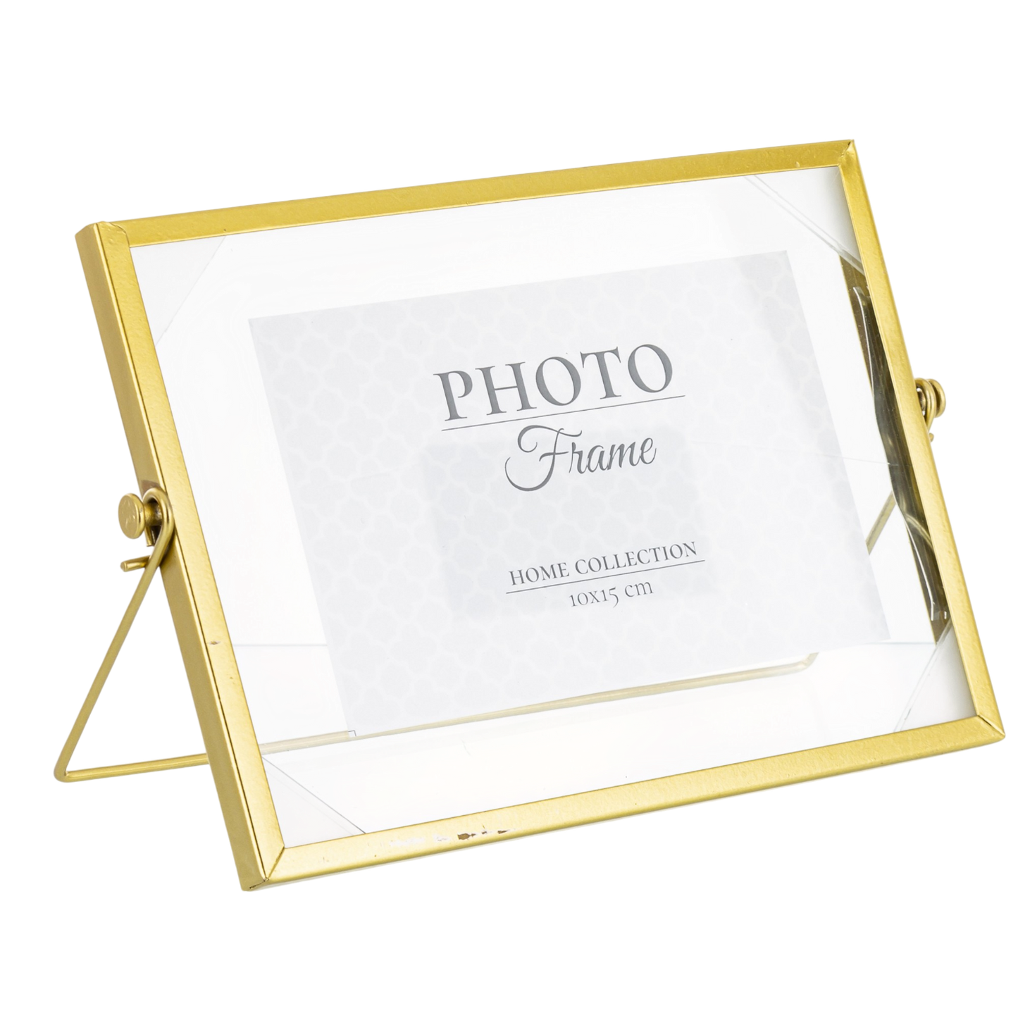 RAMKA ZŁOTA NA ZDJĘCIE 10x15cm METALOWA GLAMOUR float pływająca stawiana