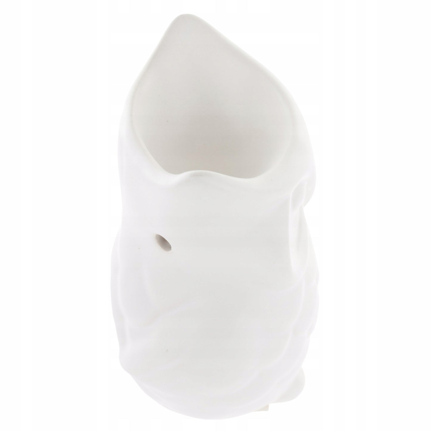 Kominek zapachowy ceramiczny biały sowa figurka podgrzewacz olejków 12 cm