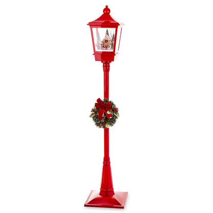 Dekoracja latarnia z pozytywką LED 186x38x38 dł. kabla ok. 150 cm wzór 2