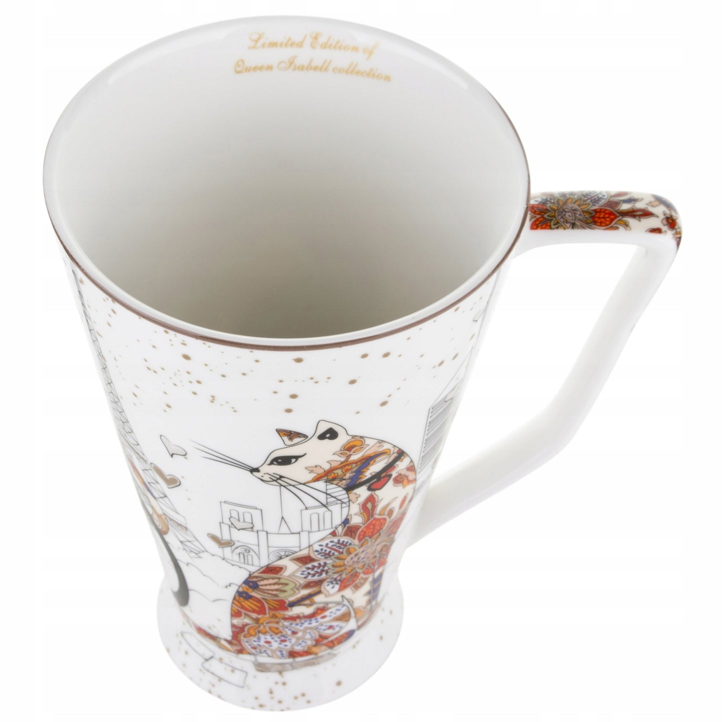 Kubek porcelanowy KOT 500ml kotek pudełko duzy kubeczek na prezent
