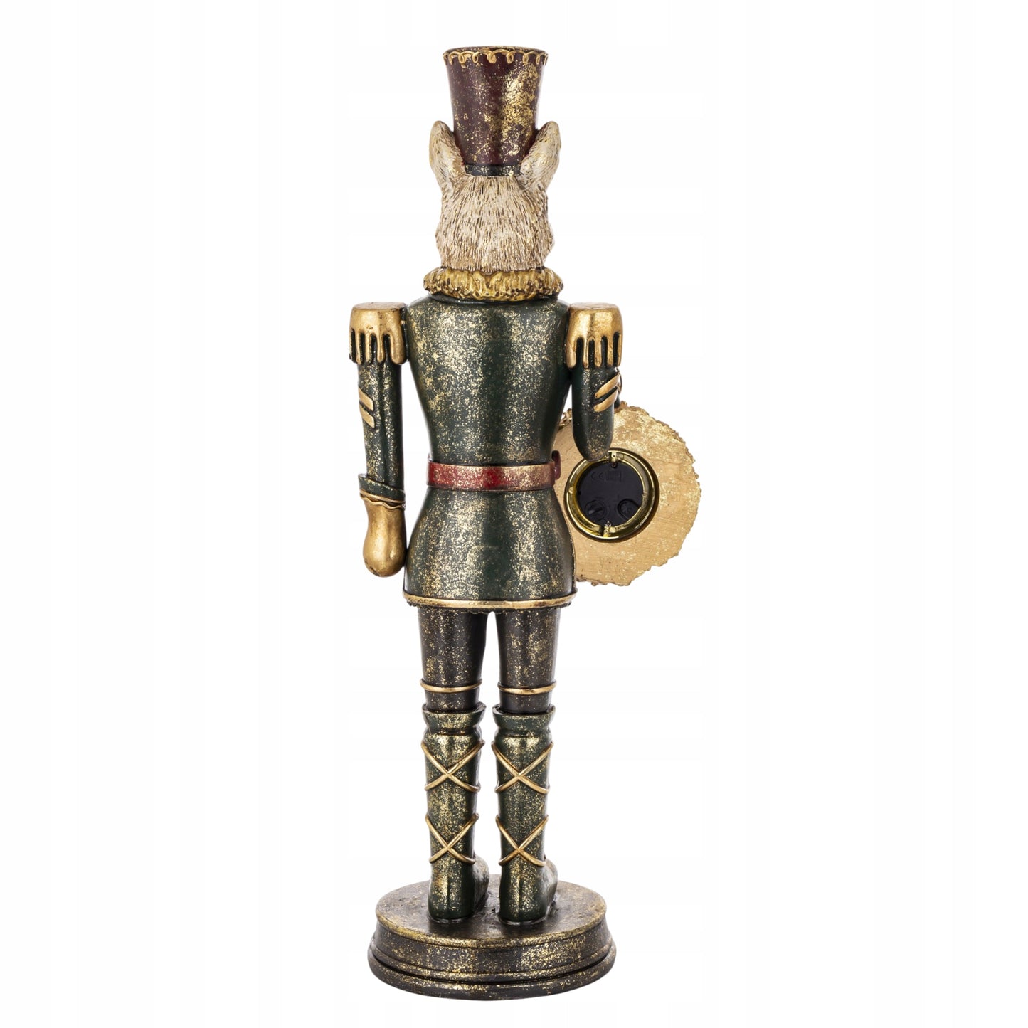 Figurka Pierrot Lis z Zegarkiem Dekoracja Statuetka Retro Vintage 54cm