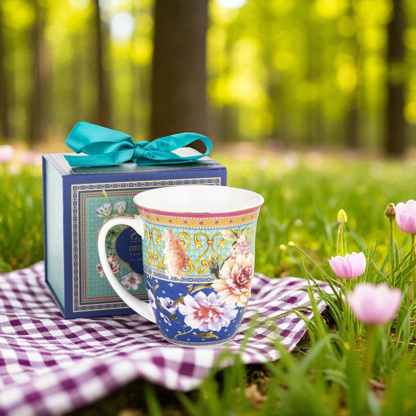 Kubek porcelanowy w pudełku prezentowym 450ml