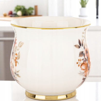 Kubek w pudełku porcelana 450 ml filiżanka wzór w kwiaty prezentowy
