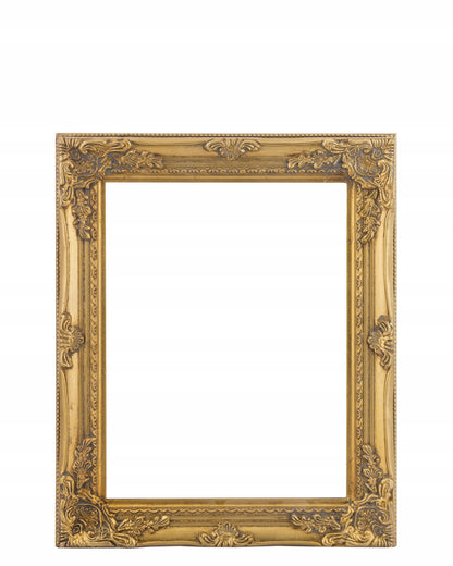 rama do obrazu złota 50x40 na płótno malarskie 40x30cm ramka drewniana
