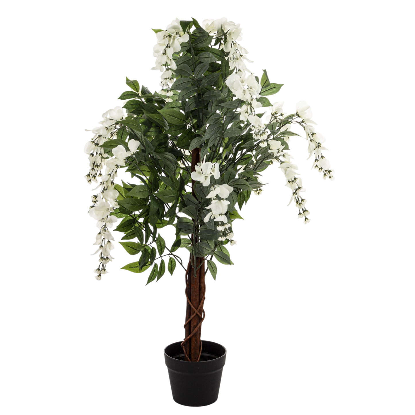 Drzewko Dekoracyjne Wisteria 96 cm sztuczny krzew ozdobny w doniczce