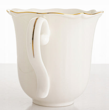 Kubek porcelanowy w pudełku 350 ml elegancki biały kubeczek