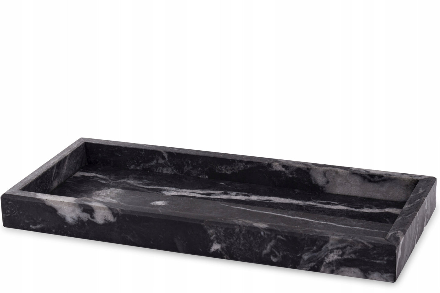 Taca Dekoracyjna Patera ozdobna marmurowa 30x13 cm podstawka
