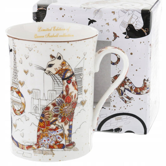 Kubek porcelanowy kot porcelana zakochane koty 250ml prezent