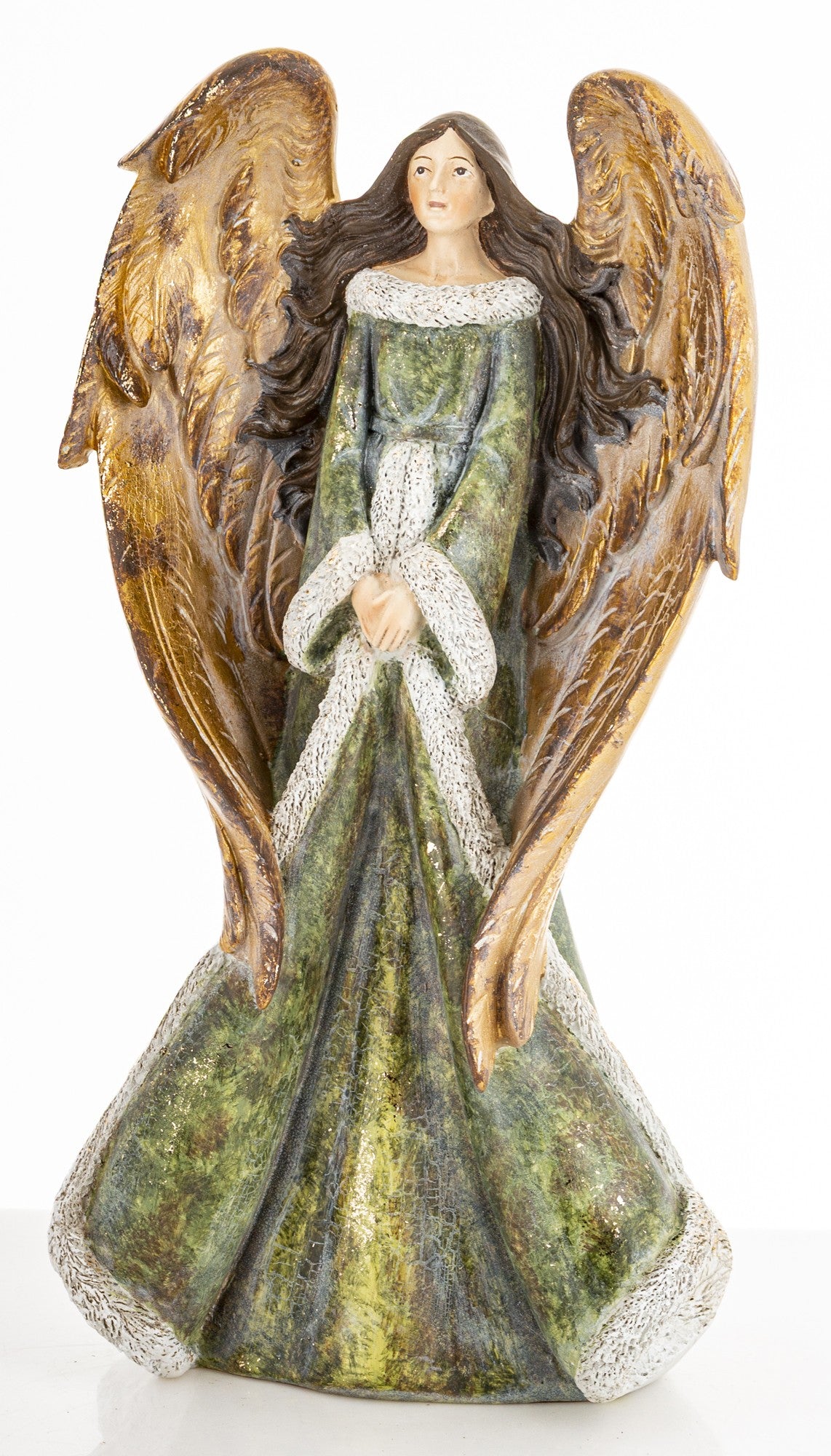 Figurka świąteczna anioł tworzywo sztuczne 31,5x16,5x12,5 cm