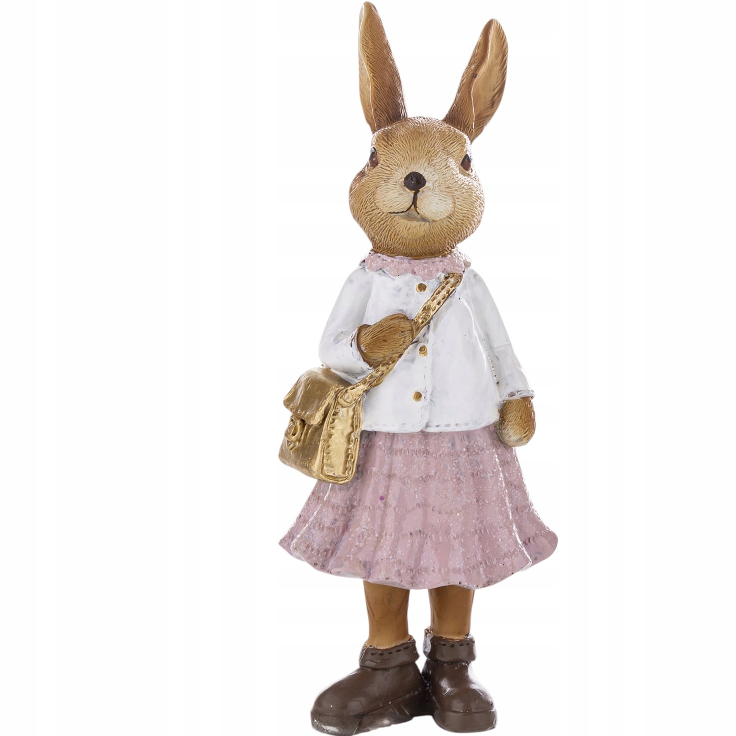 Figurka wielkanocna tworzywo sztuczne zając 15,5 cm
