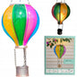 Lampa dekoracyjna solarna balon płomyk led czujnik zmierzchu 19x62 cm