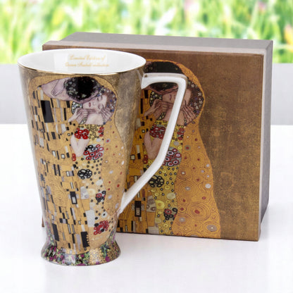 Kubek w ozdobnym pudełku Gustav Klimt porcelana 420 ml