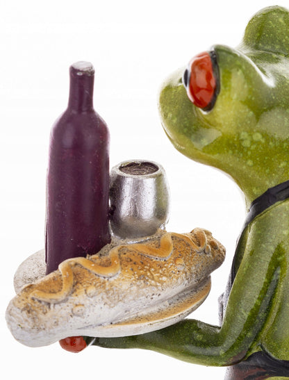 figurka żaba kelner żabka śmieszny prezent drink