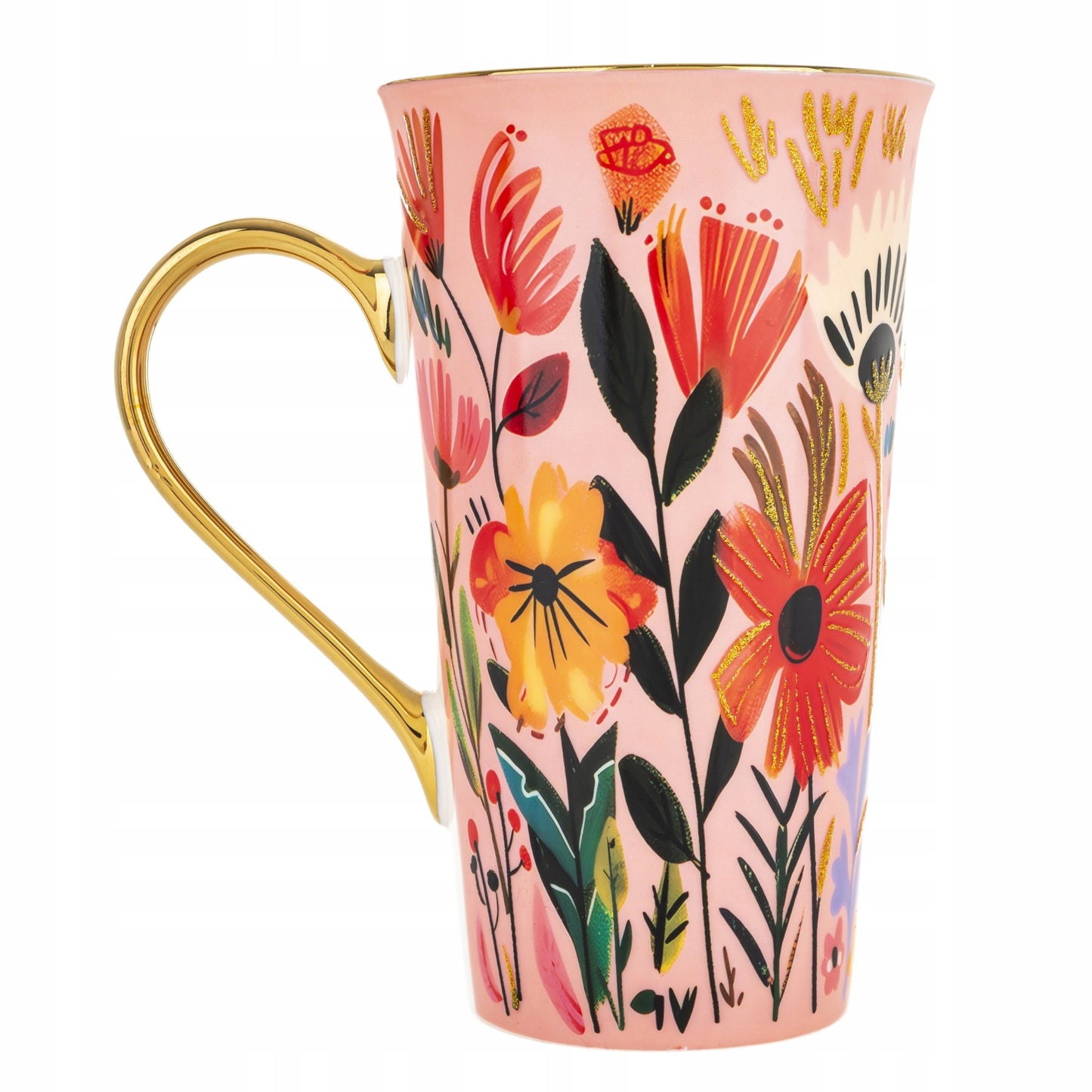 Porcelanowy Duży ozdobny kubek XXL w pudełku na prezent 700ml