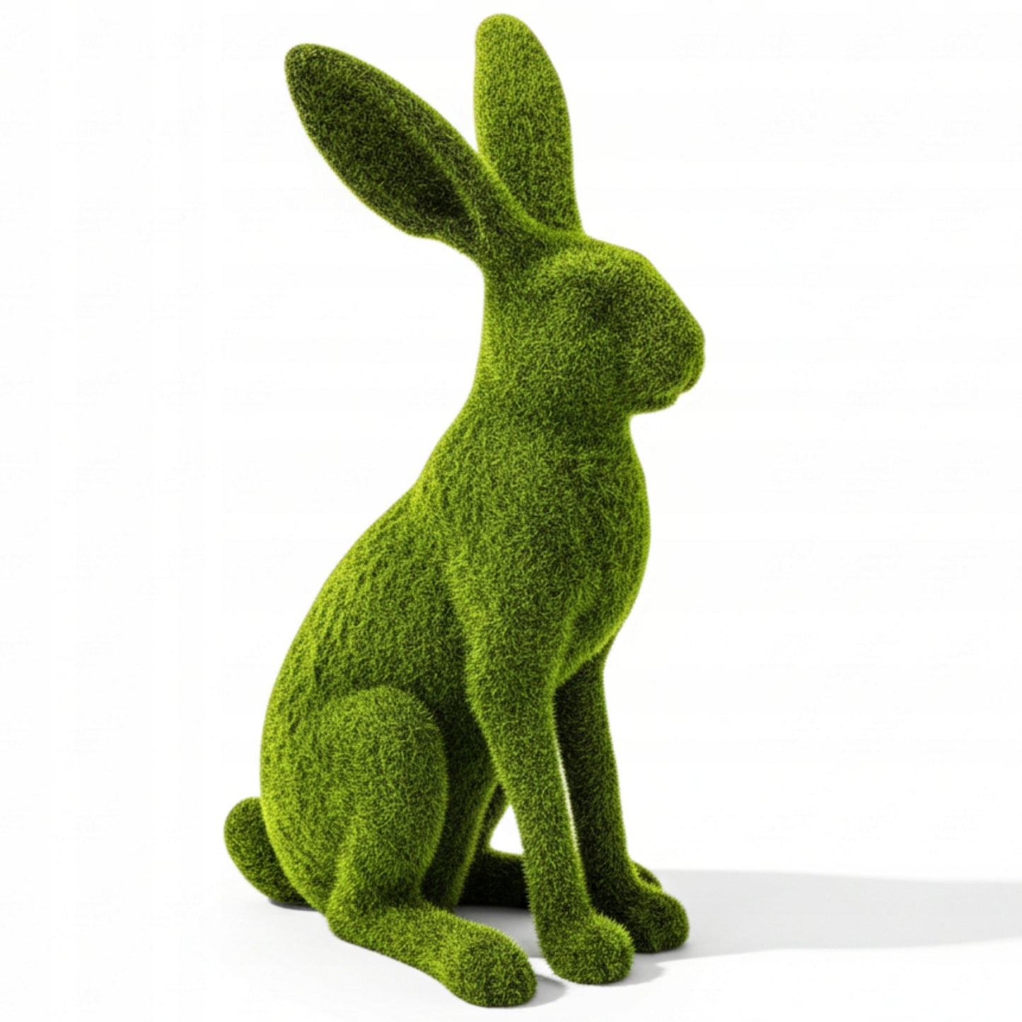 Królik Wielkanocny Figurka Dekoracja Wielkanocna Zielony 41 cm